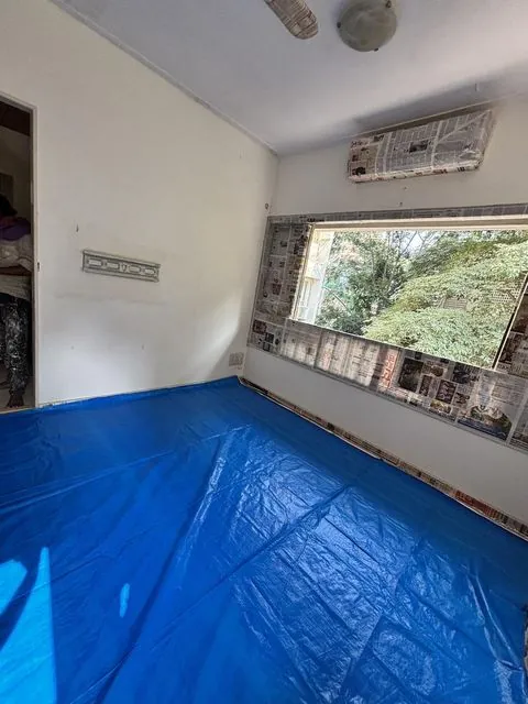 Room preparation with floor covering